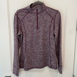 Danskin Purple Quarter Zip Sweater